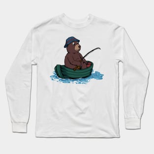 Bear fishing Long Sleeve T-Shirt